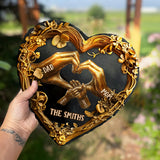 Our Family - Personalized Family Heart Shaped Stone