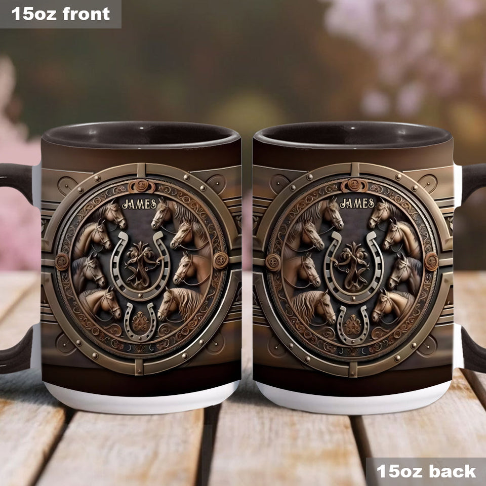 Love Horse - Personalized Horse Accent Mug