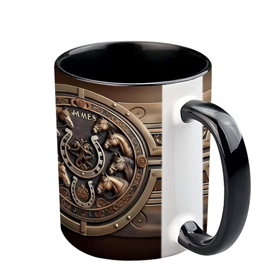 Love Horse - Personalized Horse Accent Mug