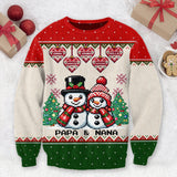 Grandma Love - Personalized Grandma Ugly Sweater