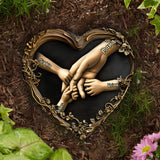 Hold Our Hands - Personalized Mother Heart Shaped Stone