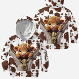 Love Highland Cow - Personalized All Over Shirt
