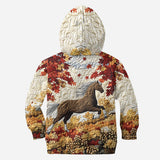 Love Horses - Personalized Horse Hoodie and Leggings