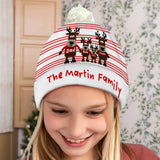 Oh Deer Christmas - Personalized Family Beanie Hat