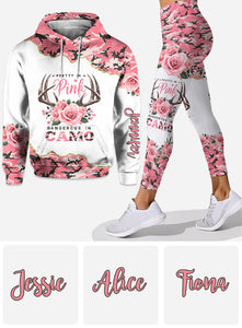 Pretty In Pink - Personalized Hunting Hoodie and Leggings