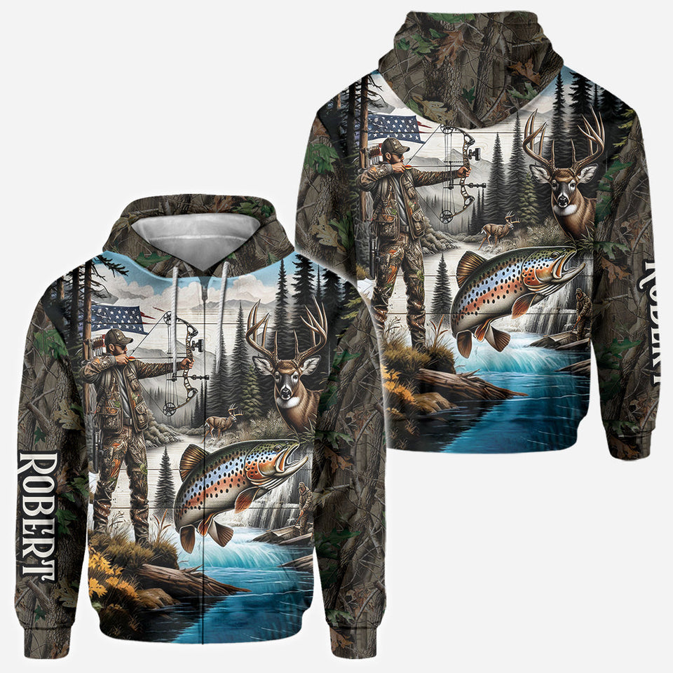 Love Hunting - Personalized Hunting All Over Shirt