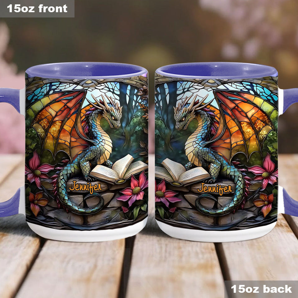 Love Dragons - Personalized Dragon Accent Mug