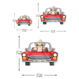 Love Journey Of Us - Personalized Couple Shaker Keychain