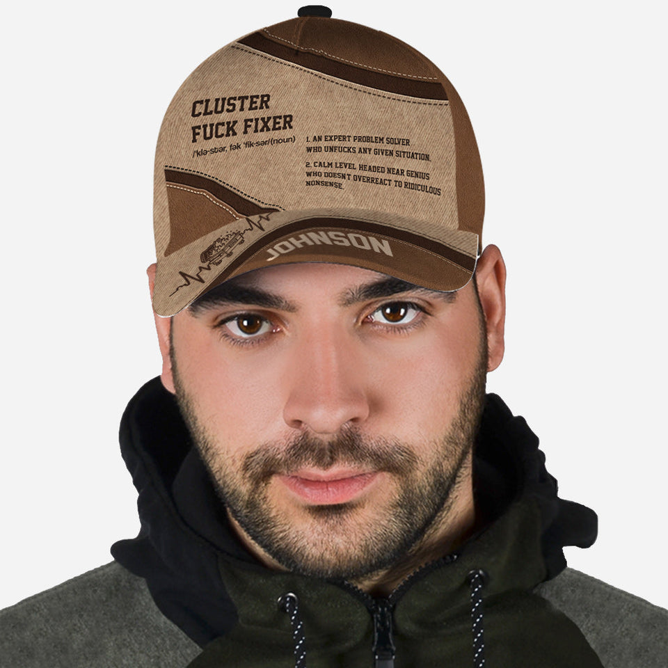 Cluster F**** Fixer - Personalized Colleague Classic Cap