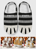 Cute Cat Paws - Gift for cat lovers - Personalized Slippers