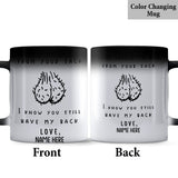 Even Though I'm Not From Your Sack - Personalized Father Mug