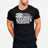Grandpa US Flag - Personalized Grandpa T-shirt & Hoodie