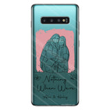 Nothing Makes Sense When We're Apart - Personalized Bestie Clear Phone Case