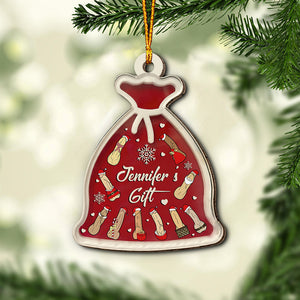 Santa Sack - Personalized Couple Ornament