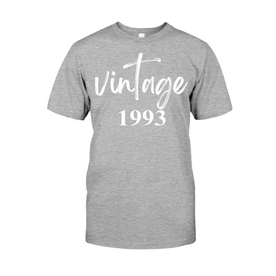Vintage Version - Personalized Birthday T-shirt And Hoodie
