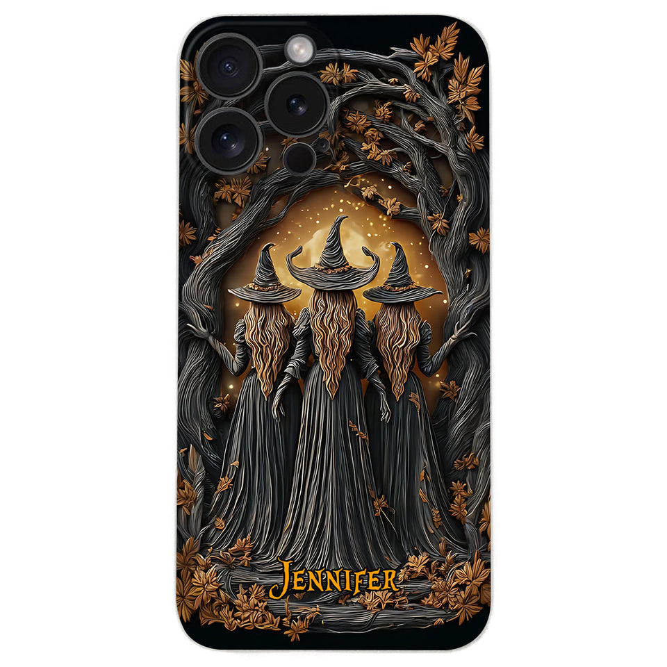 Best Witches - Personalized Witch Leather Phone Case