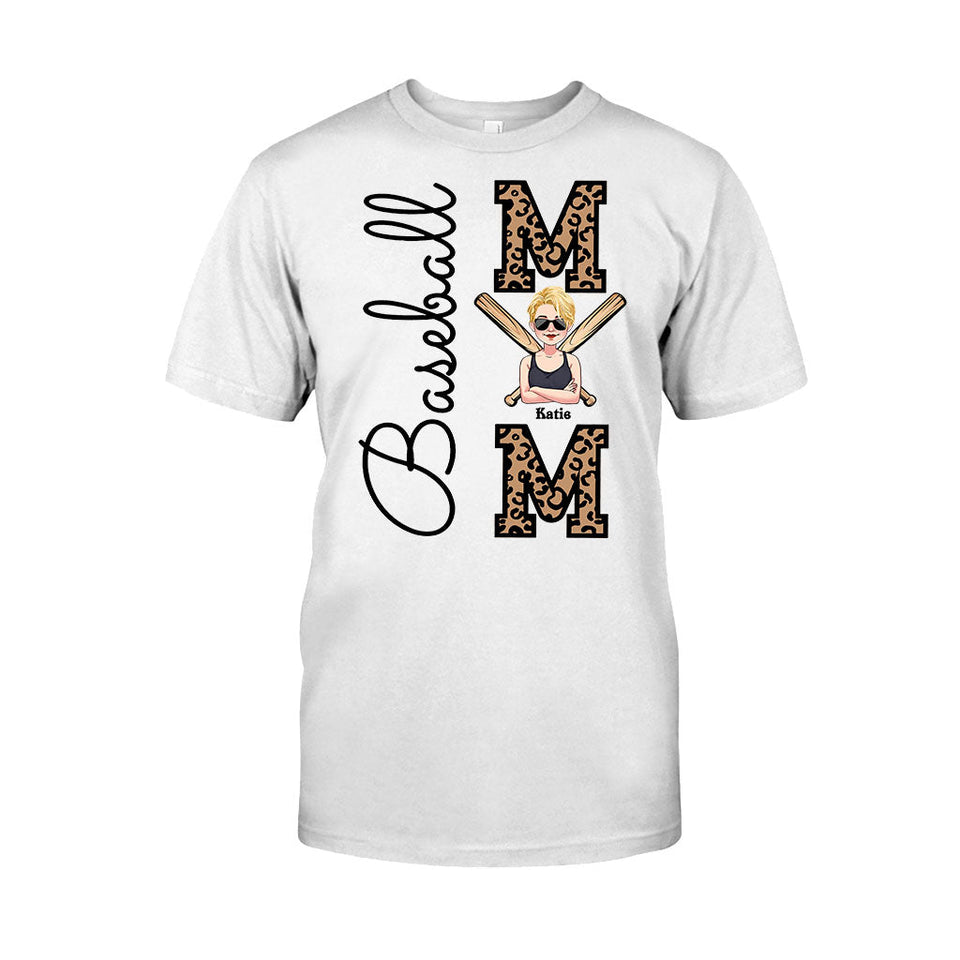 Baseball Mom - Personalized Baseball T-shirt and Hoodie