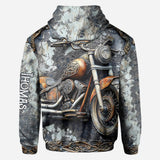 Time To Ride - Personalized Biker All Over Shirt