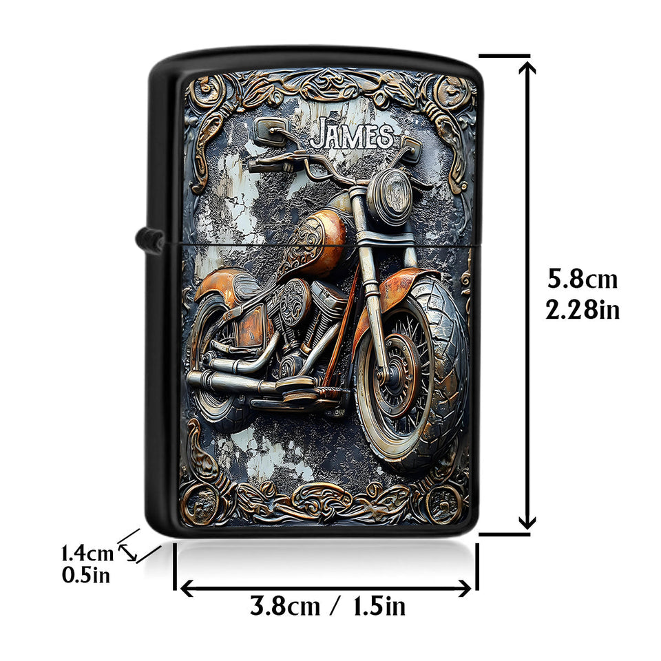 Time To Ride - Personalized Biker Lighter