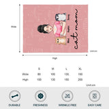 Cat Mom - Personalized Mother's day Cat Blanket