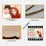 I Never Want To Stop Making Memories With You - Personalized Couple Wood Sign