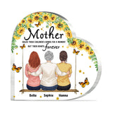Love Forever - Personalized Mother's Day Mother Custom Shaped Acrylic Plaque