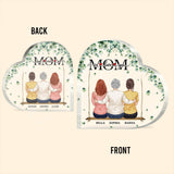We Love You, Mom - Personalized Mother's Day Mother Custom Shaped Acrylic Plaque