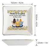 Mother And Daughters - Mother's Day Mother Jewelry Dish