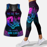 Into The Forest I Go - Hiking Hollow Tank Top and Leggings