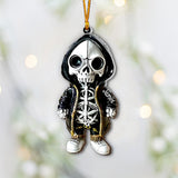 Gothic Skulls - Personalized Skull Ornament