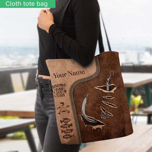 Btches Catch Fishes Personalized Tote Bag