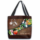 Summer Vibes - Bowling Personalized Tote Bag