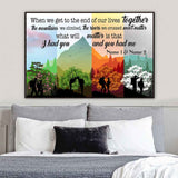 When We Get To The End - Hiking Personalized Poster