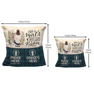 Just A Girl Who Loves Reading - Personalized Book Pocket Pillow