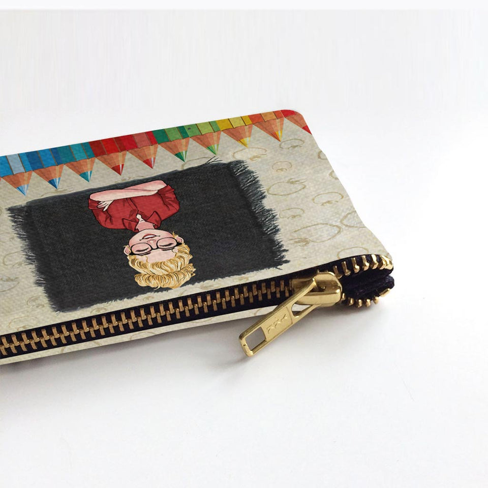 Teacher Survival Kit Pencil Case - Personalized Teacher Pouch