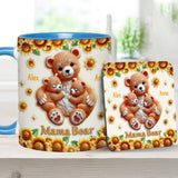 Mama Bear - Personalized Mother Accent Mug