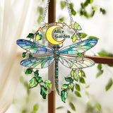 Garden Dragonfly - Personalized Gardening Window Hanging Suncatcher Ornament