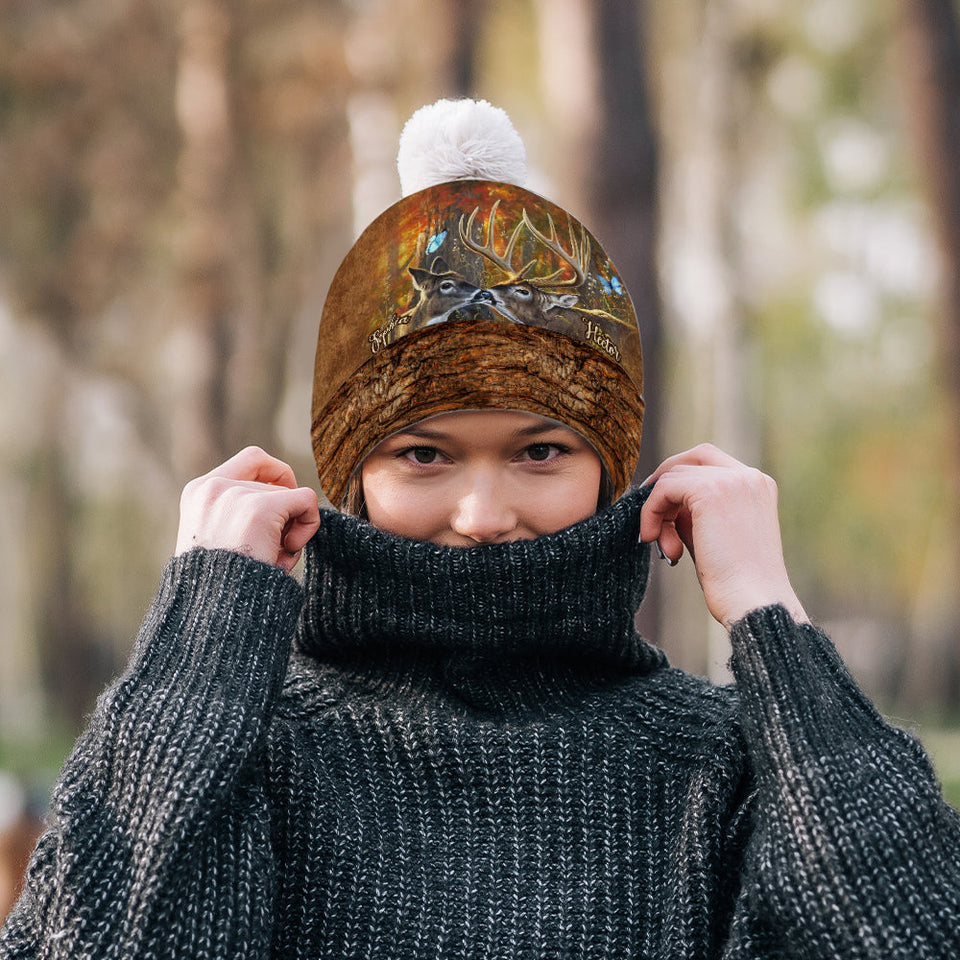 Hunting Couple It's You & Me - Personalized Hunting Beanie Hat
