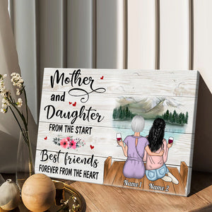 Forever Linked Together - Personalized Mother Canvas And Poster