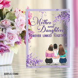 Forever Linked Together - Personalized Mother Transparent Acrylic Plaque