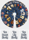 Merry Christmas - Personalized Guitar Tree Skirt