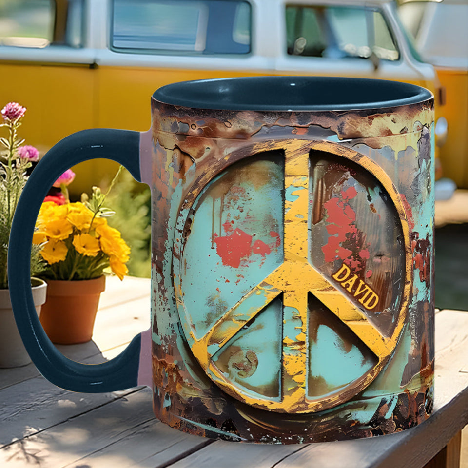 Hippie Soul - Personalized Hippie Accent Mug