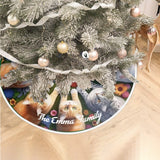 Merry Christmas - Personalized Cat Tree Skirt