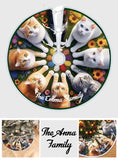 Merry Christmas - Personalized Cat Tree Skirt