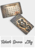 It's You & Me - Personalized African American Wallet Insert Card