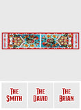 Merry Christmas - Personalized Family Table Runner