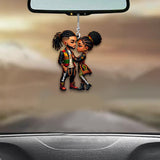 You Are My King & I Am Your Queen - Personalized African American Car Ornament