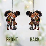 You Are My King & I Am Your Queen - Personalized African American Car Ornament