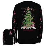 Hope For A Cure Breast Cancer - Breast Cancer Awareness All Over T-shirt and Hoodie 0822