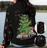 Hope For A Cure Breast Cancer - Breast Cancer Awareness All Over T-shirt and Hoodie 0822